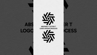 Abstract Logo Design Process  Adobe Illustrator Tutorial  Letter T Abstract Logologo design [upl. by Gilemette418]