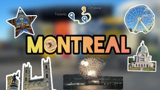 🌞Summer trip 🚙 Montreal 🎡😎QC🥯 [upl. by Negah811]