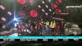 Shinee and FX LeeTeuk Ring Ding Dong SBS Encore 11082009 [upl. by Nigrom968]