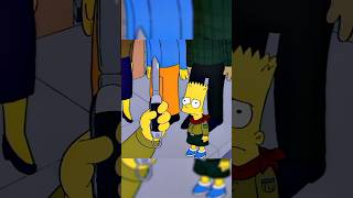 Bart can’t enjoy the knife 😅 simpsons shorts [upl. by Eussoj]