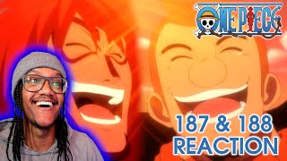 CALGARA amp NOLAND  BROMANCE  One Piece Episodes 187 amp 188 REACTION amp REVIEW  quotSkypeia Arcquot [upl. by Odella]