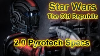 SWTOR 20 Powertech Pyrotech Damage Hybrid Mobility Spec PvP Survival Warzone Build [upl. by Neelloj877]