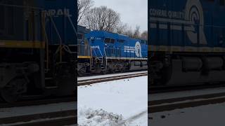 Coal Train with Conrail Loco shorts trains [upl. by Murton380]