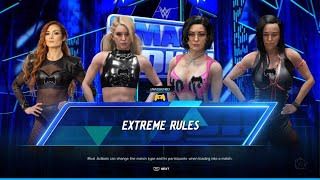 WWE 2K24 AWA knockdown live Lynch vs Stephanie vs Isla vs Erin [upl. by Notsruht]