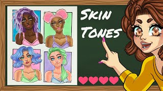 How to Color Skin Tones [upl. by Atika]