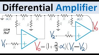 Instrumentation Amplifier with 2 Op Amps Explained [upl. by Ruffin]