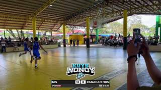 DISTRICT MEET SECONDARY BASKETBALL NIS VS PANACAN NHS ballislifeph highlights [upl. by Ojiram768]