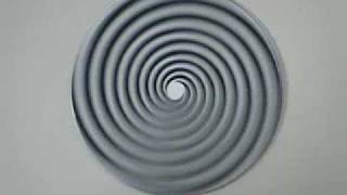 Mind altering disk of spinning hypnotic spirals [upl. by Martz]