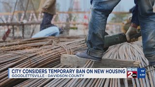 Goodlettsville considers temporary ban on new housing [upl. by Ellord]