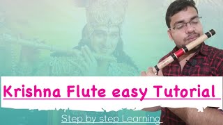 Krishna Flute Tutorial  कृष्णा धुन बजाना सीखें  step by step  Shivz Muzic®  MahaBharat [upl. by Axela820]