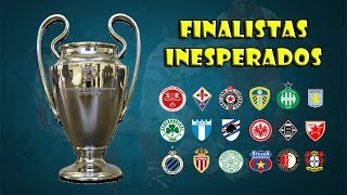 Equipos más sorpresivos que jugaron finales de Champions League [upl. by Oberon]