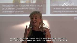 Ana Pérez quotEs un orgullo ser veterinarios Sois el futuro que necesitamos para nuestra profesiónquot [upl. by Nollid958]