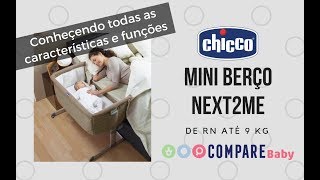 NEXT2ME Chicco  Conheça todos os recursos deste MINI BERÇO [upl. by Anwahs]