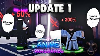 ANIME VANGUARDS UPDATE 1 LEAKS ARE FINALLY HERE Trailer Reaction [upl. by Sansen]