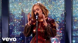 Adele  When We Were Young  Live at The BRIT Awards 2016 [upl. by Ahsi180]