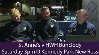 St Annes v HWH Bunclody Relegation Final [upl. by Einhorn957]