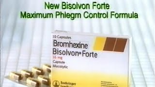 Bromhexine Bisolvon Forte 30s  Philippines 2002 [upl. by Alta617]