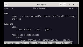 Working with rsync in Debian Linux [upl. by Haleeuqa527]