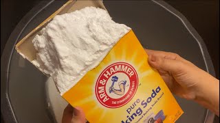 Asmr  soft dusty baking soda colored sand  epsom salt [upl. by Melamed]