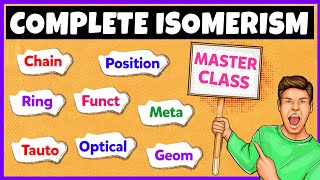 Isomerism in Organic Chemistry  Types of Isomerism  One Shot [upl. by Atnoed]