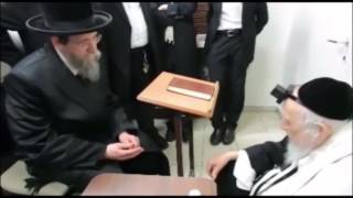 Boyaner Rebbe Being Menachem Avel R Shmuel Auerbach Over Loss Of Sister [upl. by Ellenahc]