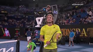 Tsitsipas vs Simon Australian Open 2021 Highlight [upl. by Oicneconi]