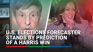 Why renowned US elections forecaster believes Harris will win  ABSCBN News [upl. by Refinnaj]