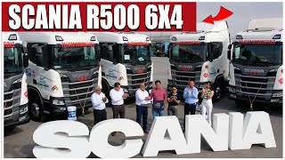 Elio Group es Scania Entrega de 11 camiones R500 6x4 [upl. by Salis]