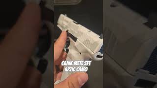 Canik Mete SFT Artic White Camo gun shooting canik 9mm [upl. by Eecart298]