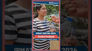 IPMAT Rohtak 2024 Exam  Students Feedback  IPMAT Rohtak Students Reaction from Bhopal shorts [upl. by Latrice]