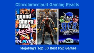 ClincolnMcCloud Gaming Reacts MojoPlays Top 50 Best PS2 Games [upl. by Ainerbas]