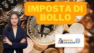 Come calcolare limposta di bollo sulle crypto [upl. by Briscoe425]