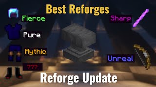 Best Reforges  Reforge Update Hypixel Skyblock [upl. by Heath]