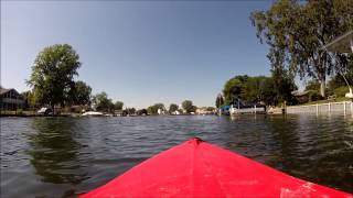 Kayaking Lake Erie Metropark Brownstown MI [upl. by Trev]