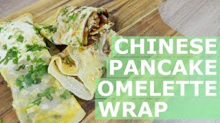 Jian bing recipe Chinese traditional breakfast omelette wrap 煎饼果子煎饼裹油条 [upl. by Saito2]