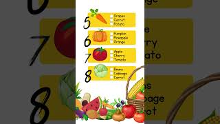 Vocabulário de frutas e verduras em inglês [upl. by Eitsim589]