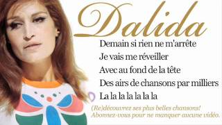 Dalida  Je pars  Paroles Lyrics [upl. by Ffilc100]