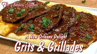 GRITS AND GRILLADES  NEW ORLEANS RECIPE [upl. by Arimaj768]