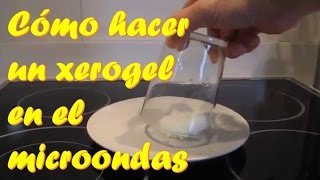 Cómo hacer un aerogel en el microondas [upl. by Eirrab]