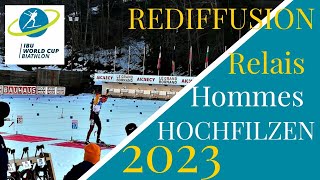 BIATHLON 2023 RELAIS HOMMES HOCHFILZEN 2023 [upl. by Kerry]