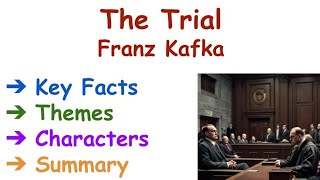 The Trial by Franz Kafka summary in Englishhindi The Trial by Franz Kafka ThemesCharacters [upl. by Yrellav]