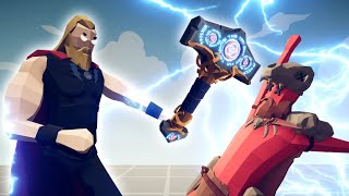 LIGHTNING OF THOR VS EVERY UNIT IN TABS  Totally Accurate Battle Simulator [upl. by Ttcos516]