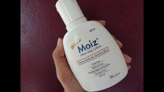 Best cleanser for oily sensitive skin Moiz product ReviewMoiz Clearsing Lotion Review [upl. by Nireves107]