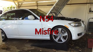 N54 misfiring sound [upl. by Shayna967]