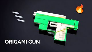 How To Make a Paper Gun That Shoot Paper Bullets  Origami Weapons [upl. by Nytsud]