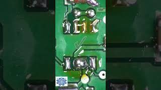 SMD طريقة اللحام الحديثة SomethingaboutElectronics soldering لحام الكترونيات حديثة shorts3 [upl. by Llennahc]