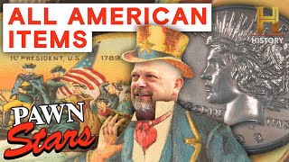 Pawn Stars Incredibly Rare Pieces of Americana [upl. by Anialram45]