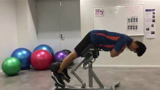 Exercise of the Week  How to do a Roman Chair Extension [upl. by Bayer365]