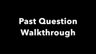 Past Question Walkthrough  Enthalpy Changes 1 [upl. by Emse979]