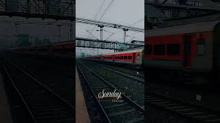 Diva ratnagiri express High speed crossing train diva Therajrkvlog [upl. by Barret]